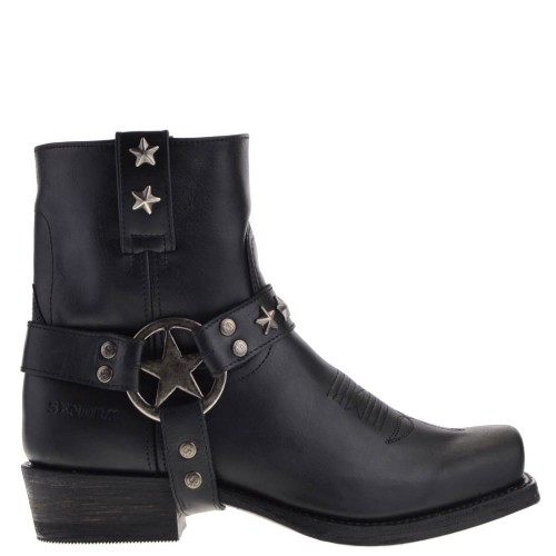 15128-blues-dames-western-boots-zwart