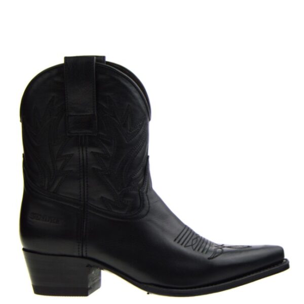 Sendra Boots 16954 Gene Berdy dames enkellaarsjes zwart